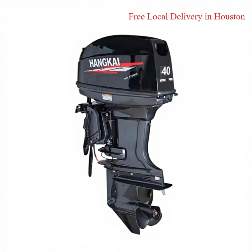 Hangkai 40HP Outboard Motor – 2-Stroke 703cc Water-Cooled Marine Petrol Engine for Fishing & Speed Boats