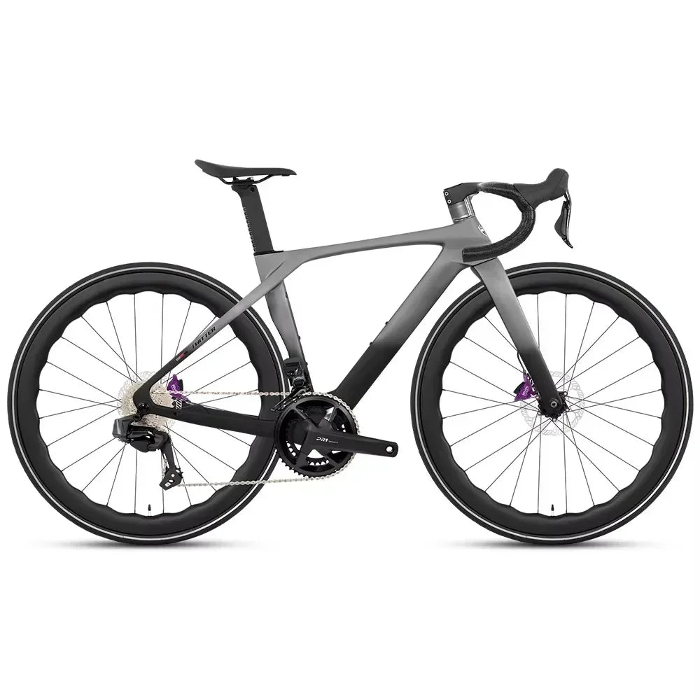 TWITTER T10pro Full Carbon Road Bike – EDS TX7100 24-Speed Electronic Shifting, 700C