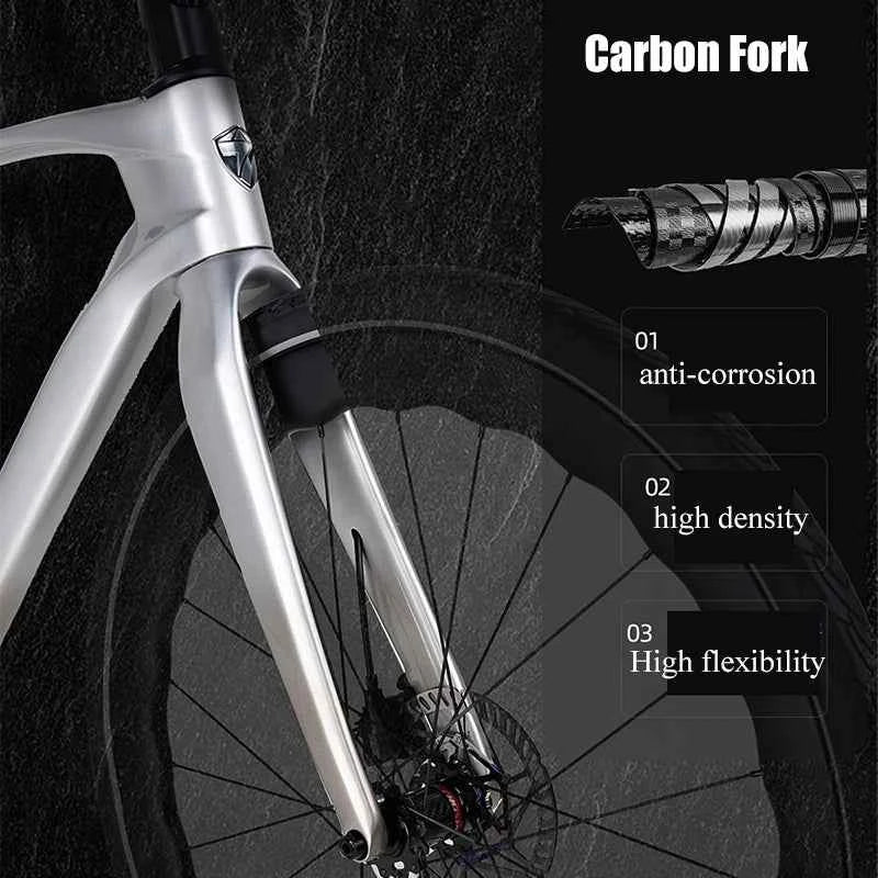 TWITTER Hot Selling V3 Gravel Bike 700X40C Carbon Fiber Road Bicycle RS-24 Speed Touring Bikes With Flat Handle For Men Women
