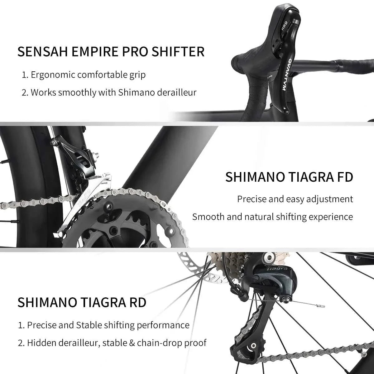 SAVA EX7-S 2026 Adult Road Bike, Aluminum Frame, TIAGRA R4700 20-Speed Drivetrain, 700C Adults Bicycle