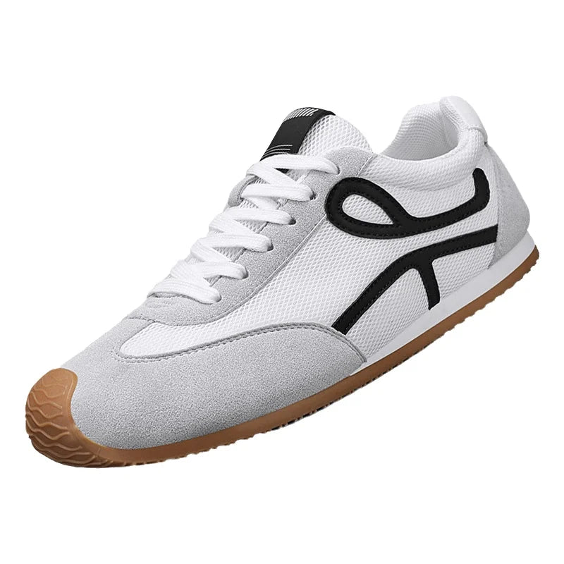 Men's Sporty Casual Shoes Summer 2025 New Model Large Size 45 Canvas Face Youth Student Breathable Leather plus Net Cloth