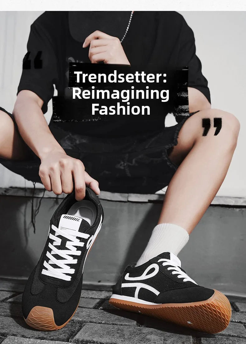 Men's Sporty Casual Shoes Summer 2025 New Model Large Size 45 Canvas Face Youth Student Breathable Leather plus Net Cloth