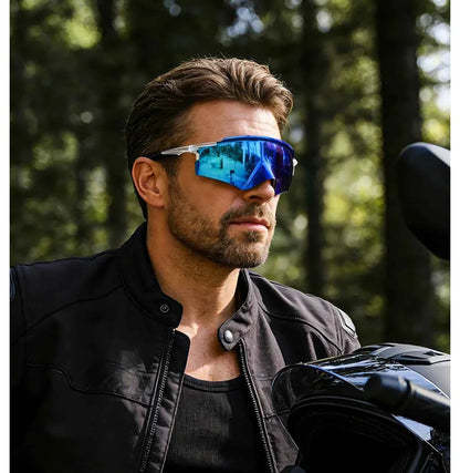 SCVCN New Eagle Beak Fashion Sunglasses Outdoor Cycling Climbing Glasses UV400 for Men Road Bike Women Sports Hiking Eyewear