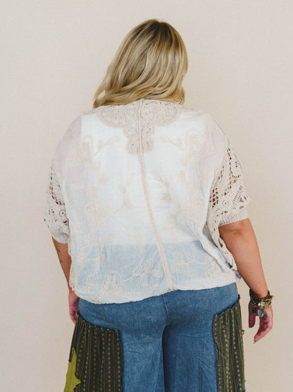 Here's Hoping Cardigan - Natural