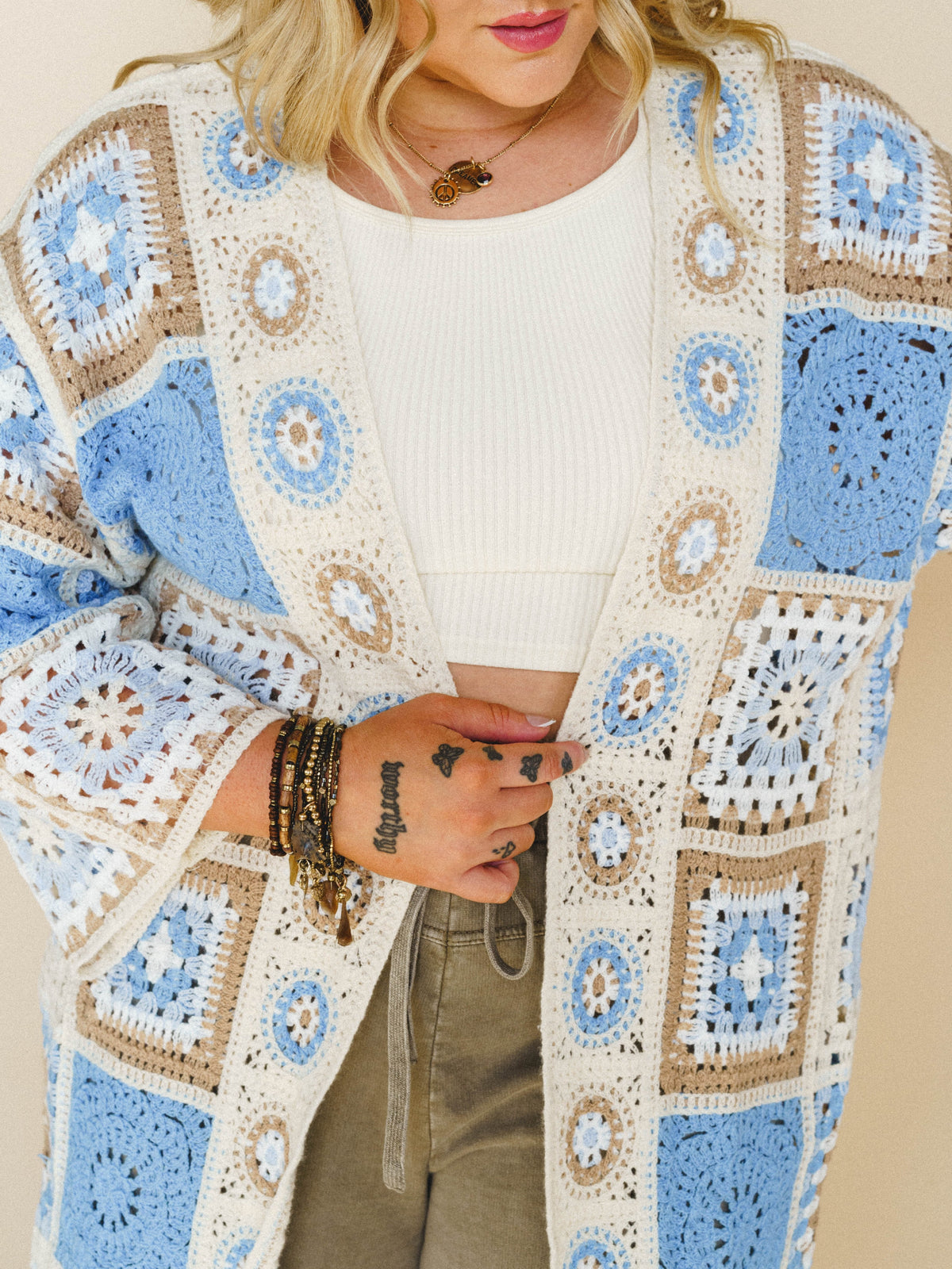 Holiday Journey Cardigan - Blue Multi