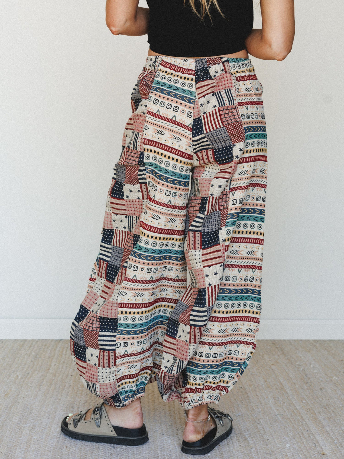 Hometown Effect Pants - Almond Multi