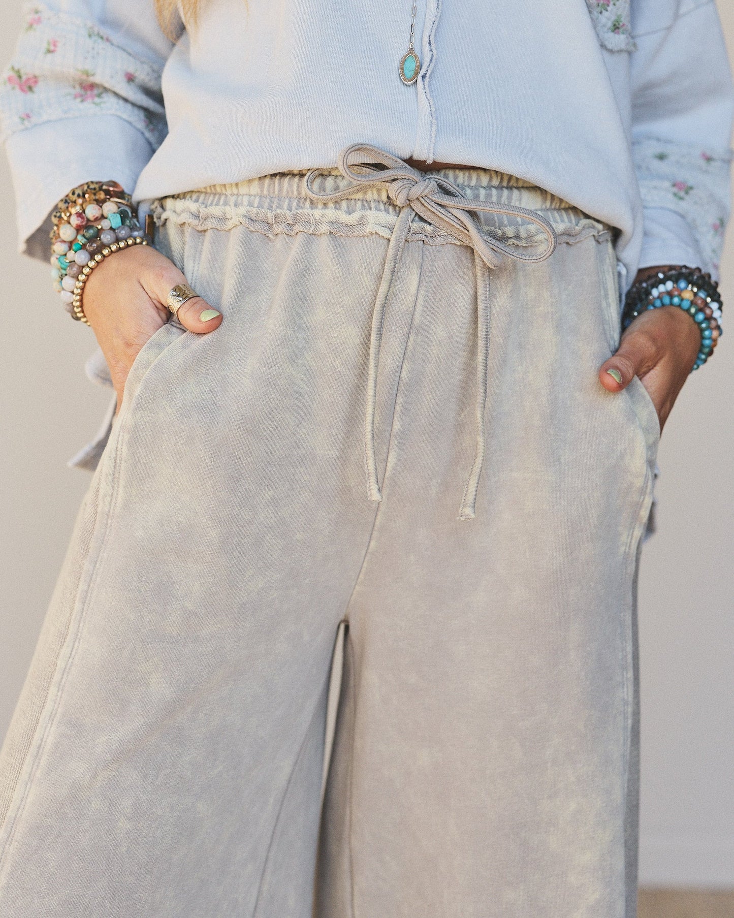 Hit the Mark Pants - Gray