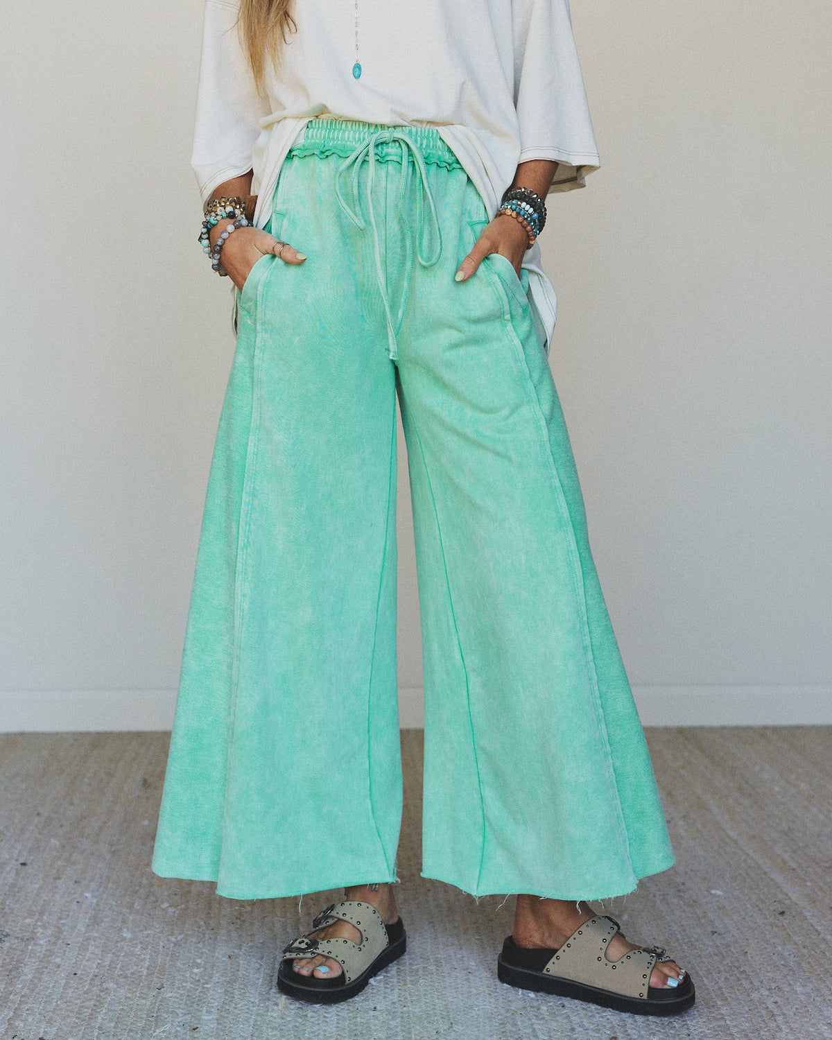 Hit the Mark Pants - Teal