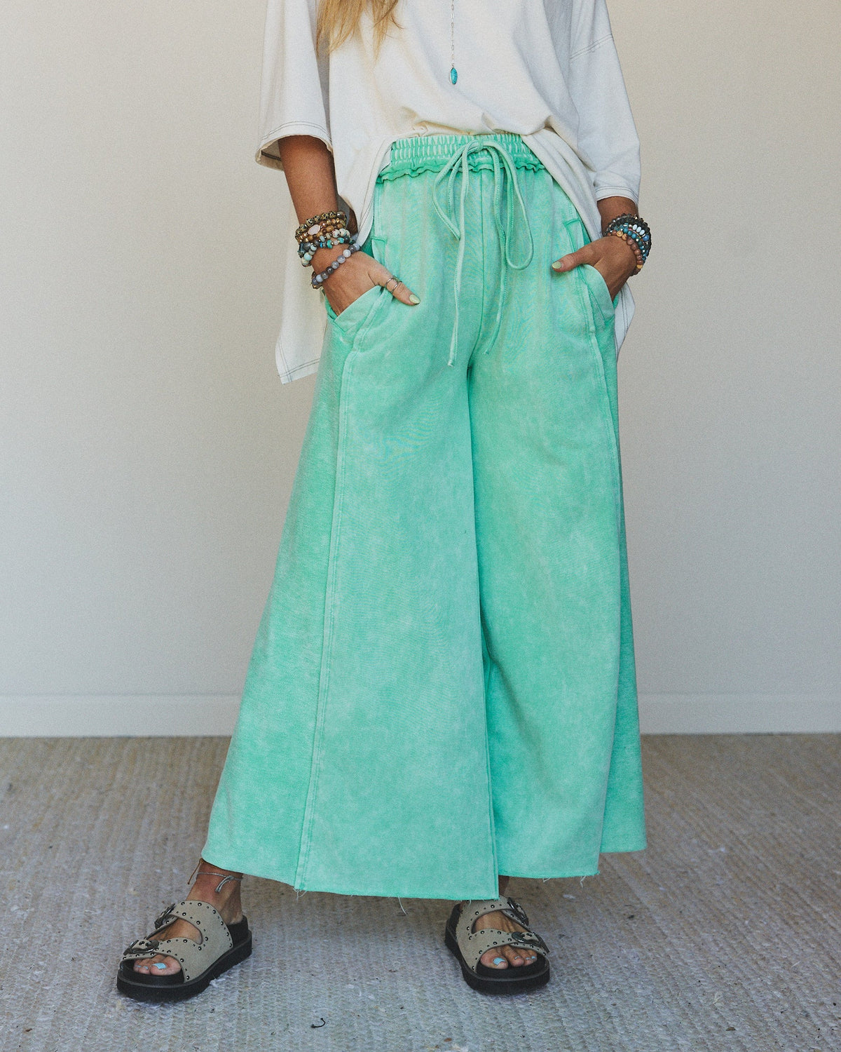 Hit the Mark Pants - Teal