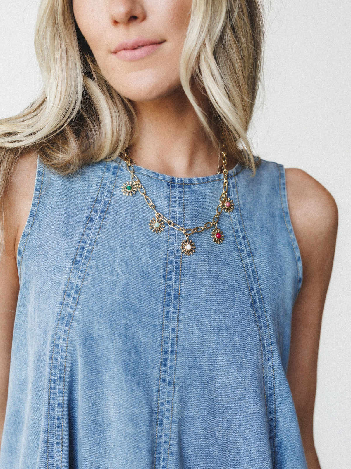 Floral Beat 2 Piece Bundle - Chambray
