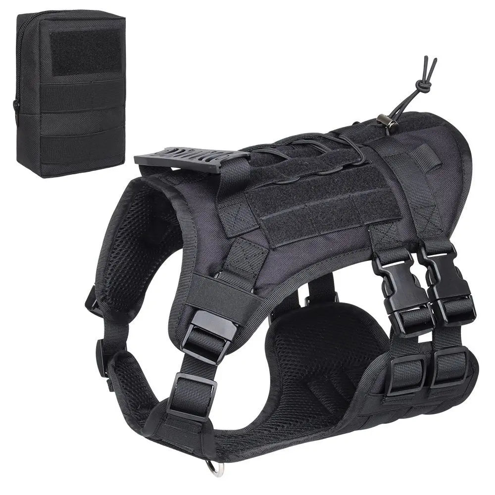 Tactical Dog Harness for Dogs No Pull Adjustable Pet Harness Working Training Easy Control Pet Vest Military Service Dog Harness