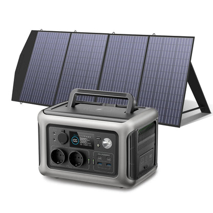 ALLPOWERS R600 Portable Power Station – 299Wh 600W LiFePO4, Solar Ready, UPS, 5-Year Warranty