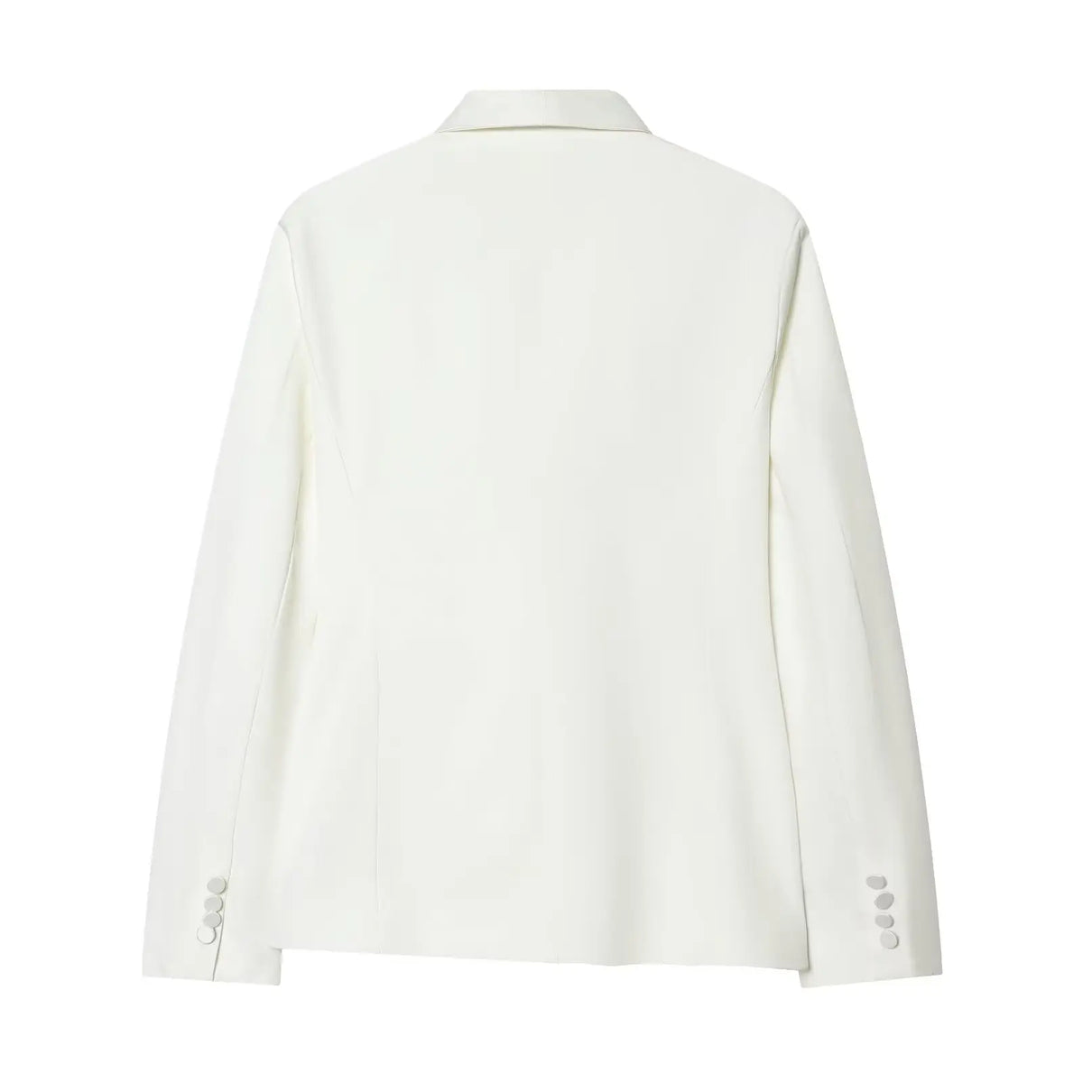 HH 2026 Women New Fashion Solid 2-Piece Set Single Button Long Sleeve Blazer Jacket+High Waist Zipper Pockets Solid Long Pants