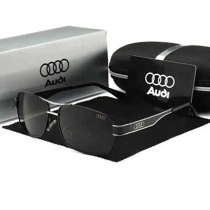 Audi Sunglasses Polarized UV400 Driving Sunglasses for Men/Women Square Frame Glasses Wholesale Gift for Auto Enthusiasts 5571