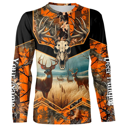 Men's 3D Wild Boar Camo Hunting T-Shirt – Long Sleeve Streetwear Tee