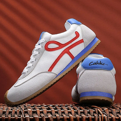 Men's Sporty Casual Shoes Summer 2025 New Model Large Size 45 Canvas Face Youth Student Breathable Leather plus Net Cloth