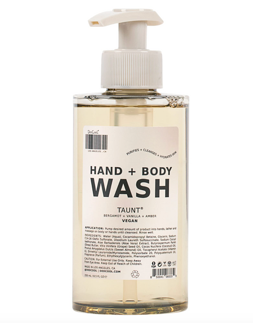 taunt hand + body wash