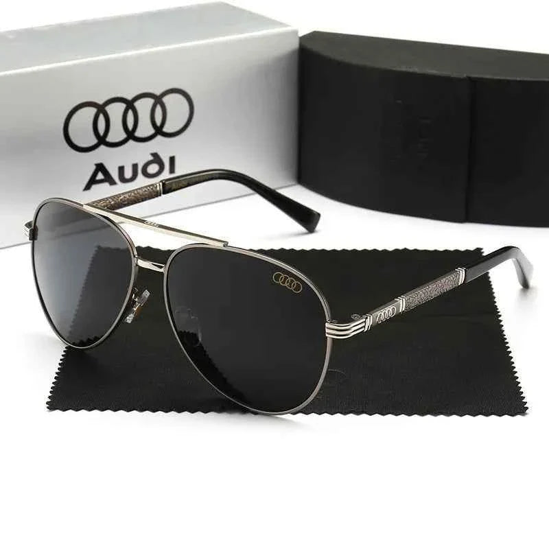 Audi Sunglasses Polarized UV400 Driving Sunglasses for Men/Women Square Frame Glasses Wholesale Gift for Auto Enthusiasts 5571