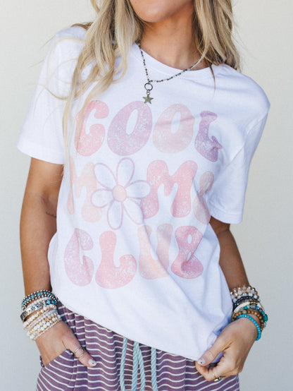 Cool Moms Club Tee - White