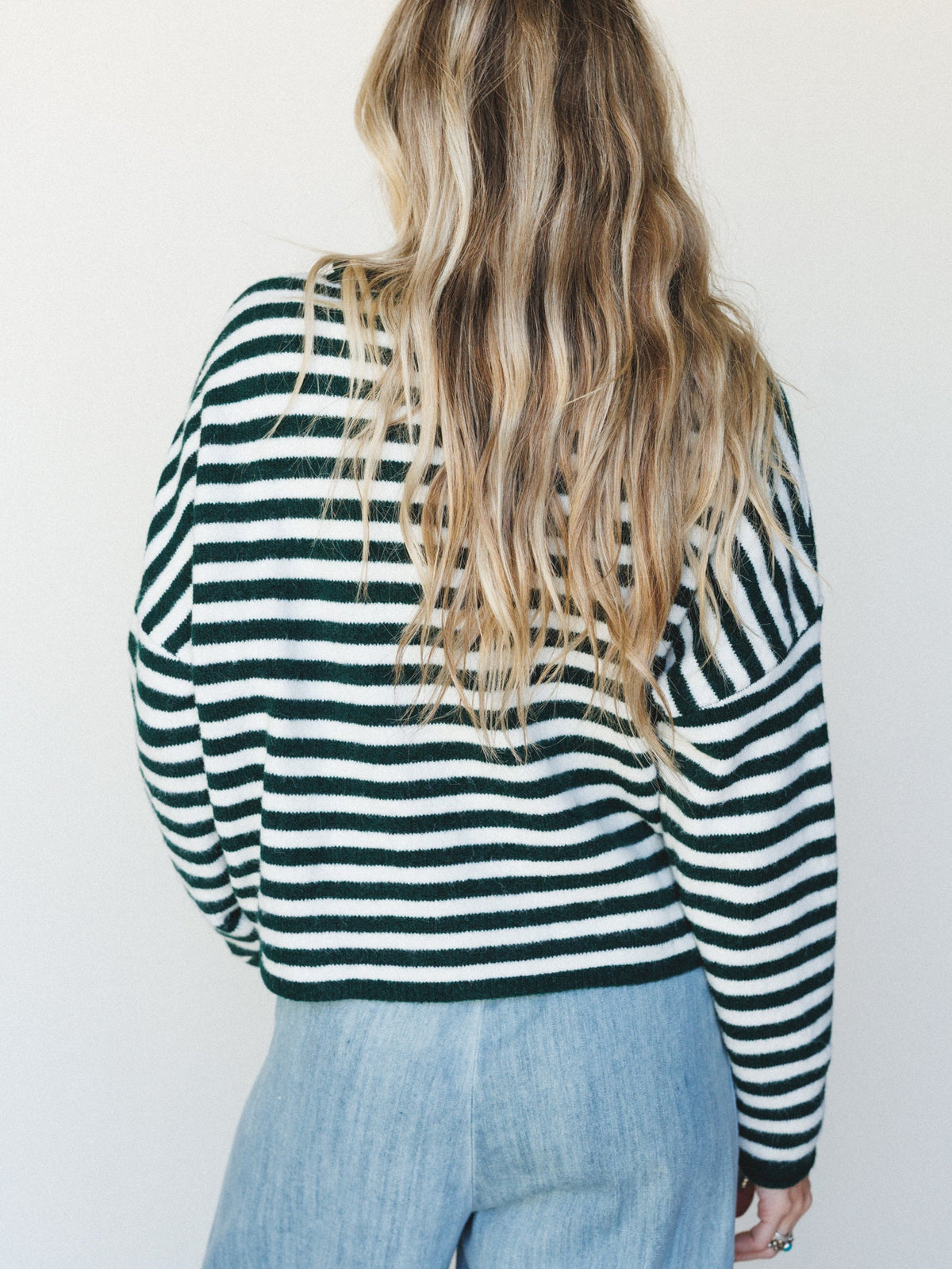 Aira Button Down Cardigan - Forest