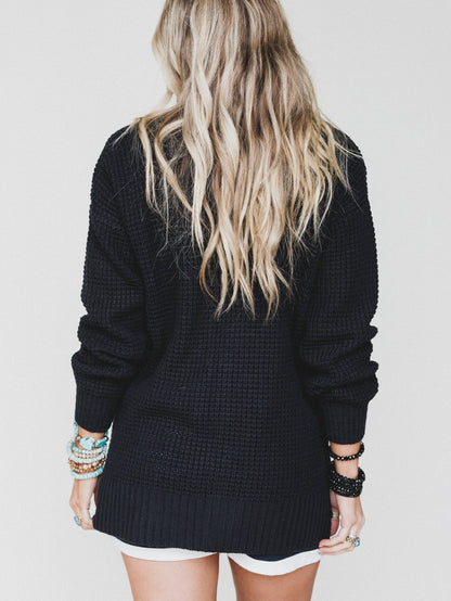 Cuddle Ready Cardigan - Black