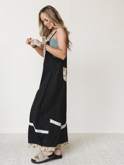 Cozy Hour Jumpsuit - Black