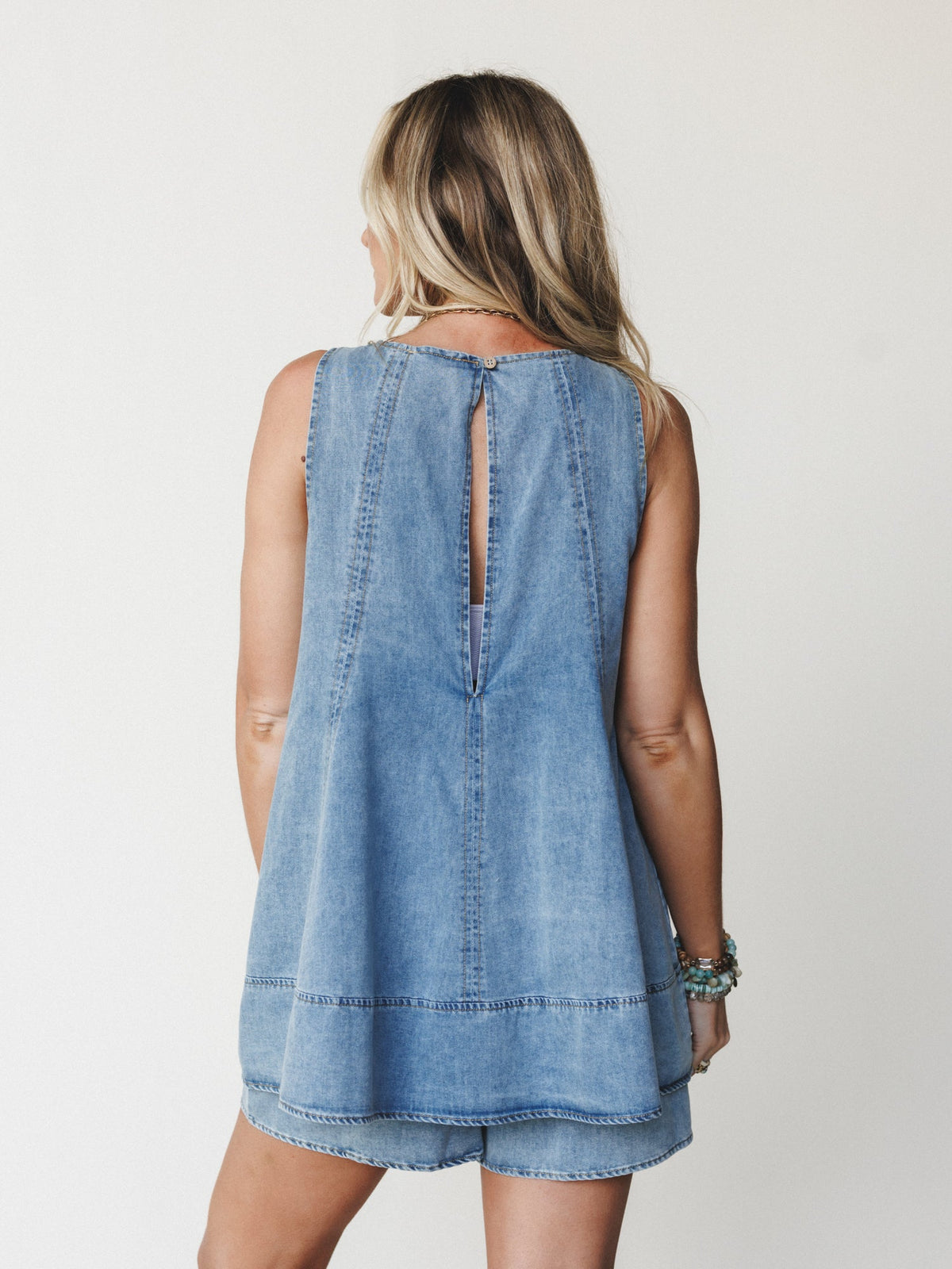 Floral Beat 2 Piece Bundle - Chambray