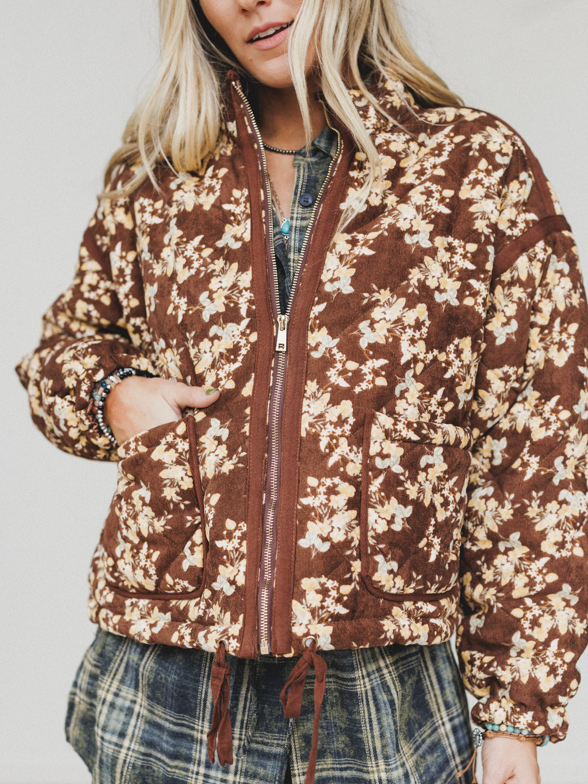 Fever Bloom Jacket - Brown