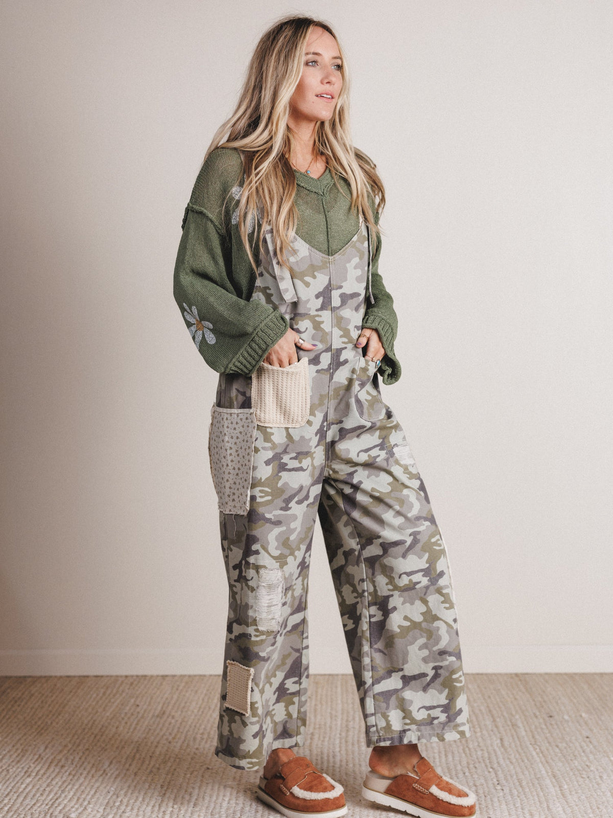 Beauty Of Change Jumpsuit - Camo