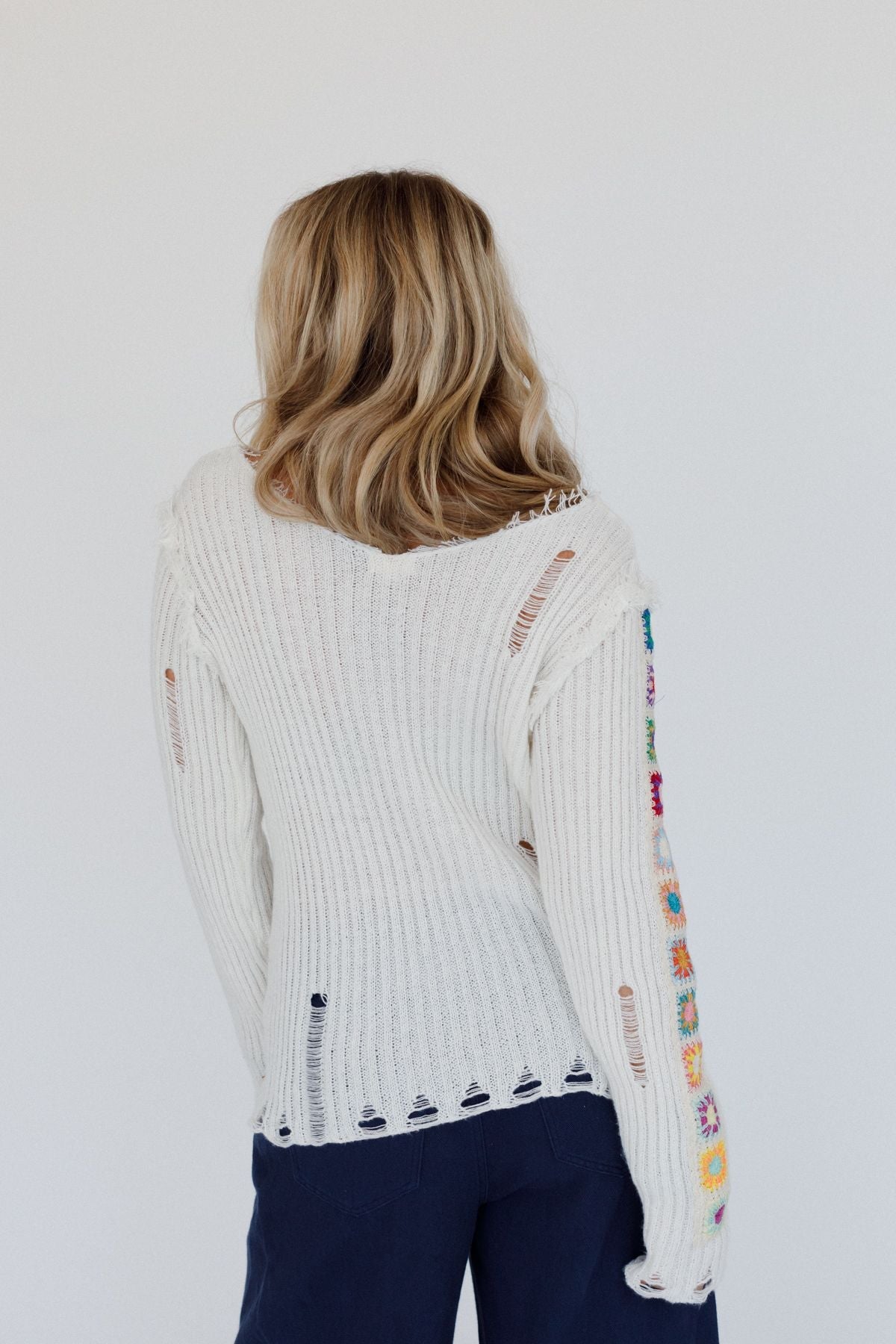 Earth Angel Sweater Top - Cream