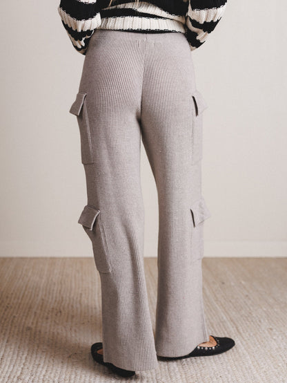 Dream Cloud Soft Lounge Cargo Pants - Heather Gray