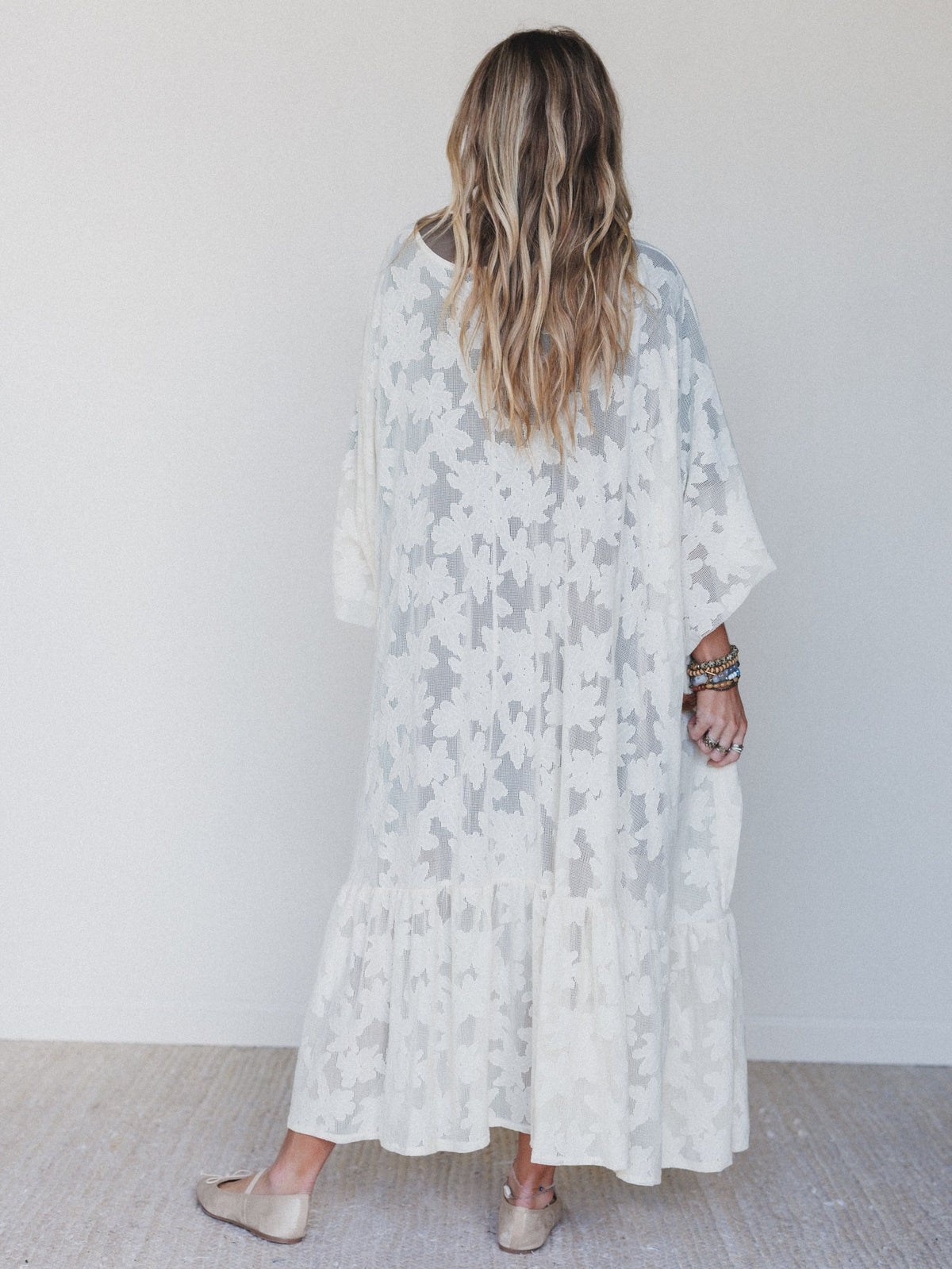 Boho Darling Kimono Duster - Cream