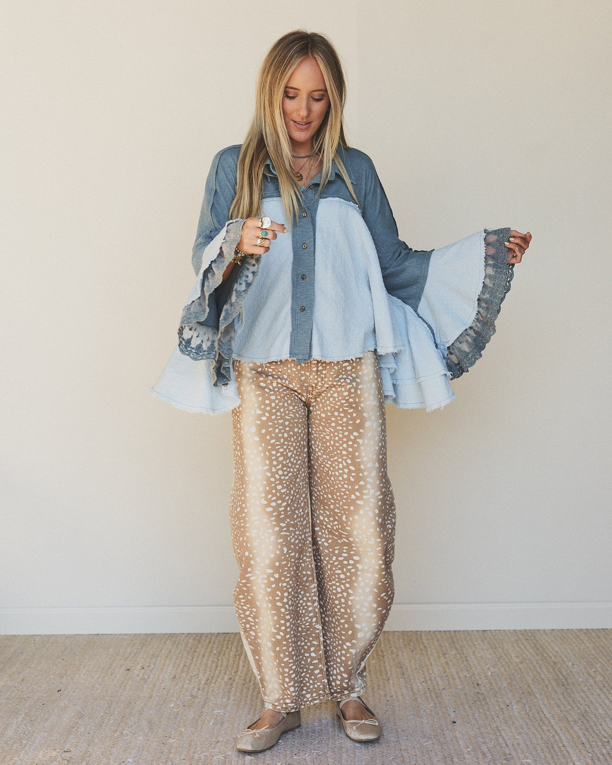 Field of Flutters 2 Piece Bundle - Camel