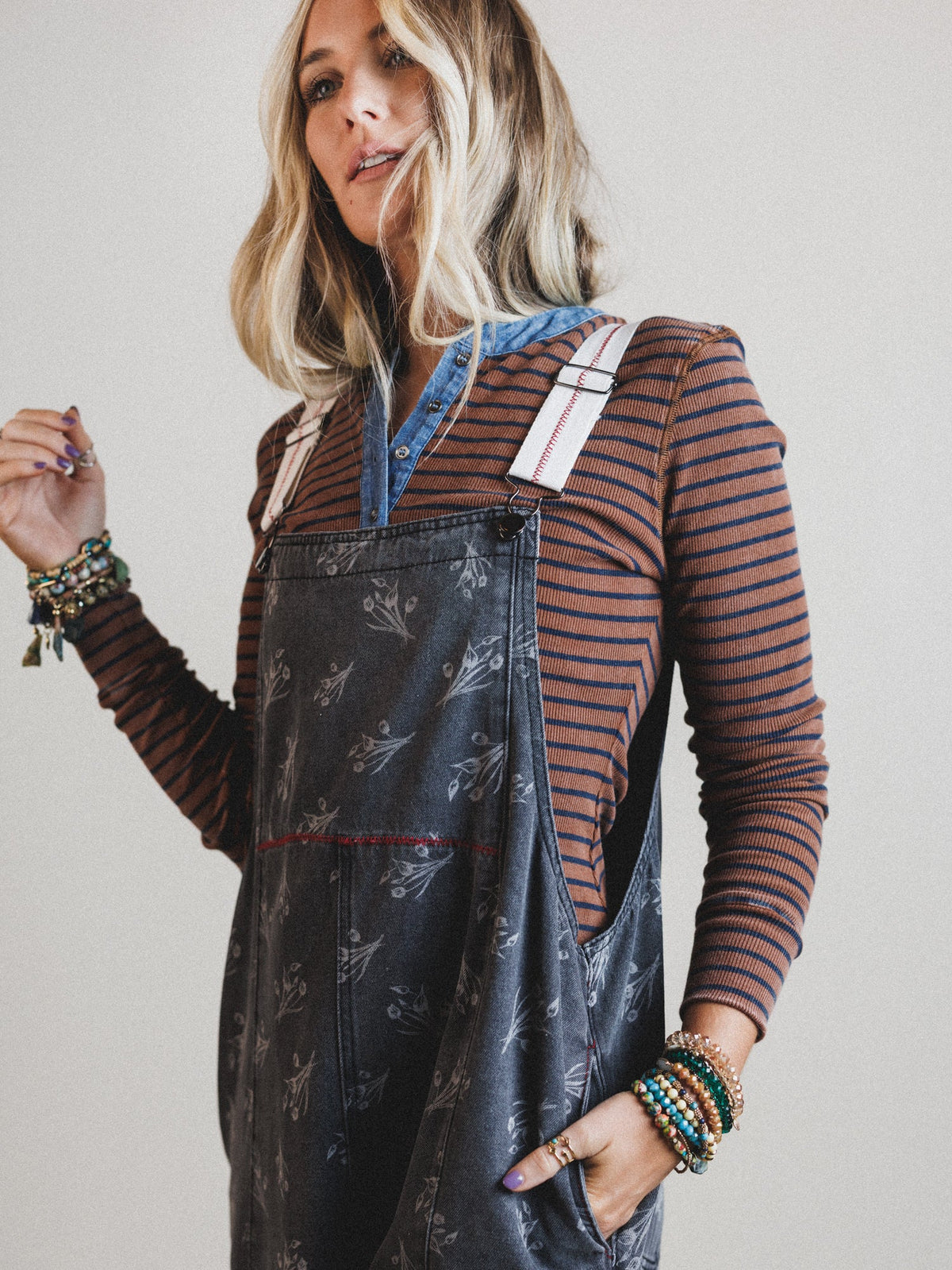 Fieldtrip Stripe Top - Rust
