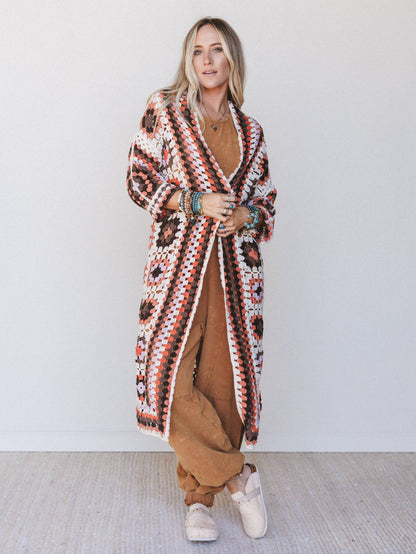 Crochet Washed 2 Piece Bundle - Camel