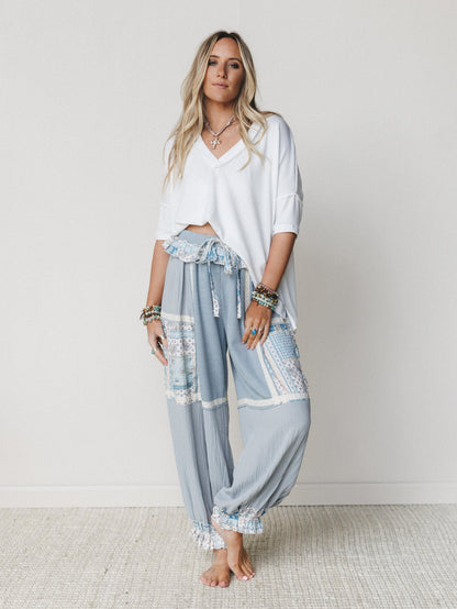Dream Escape Pants - Ash Blue