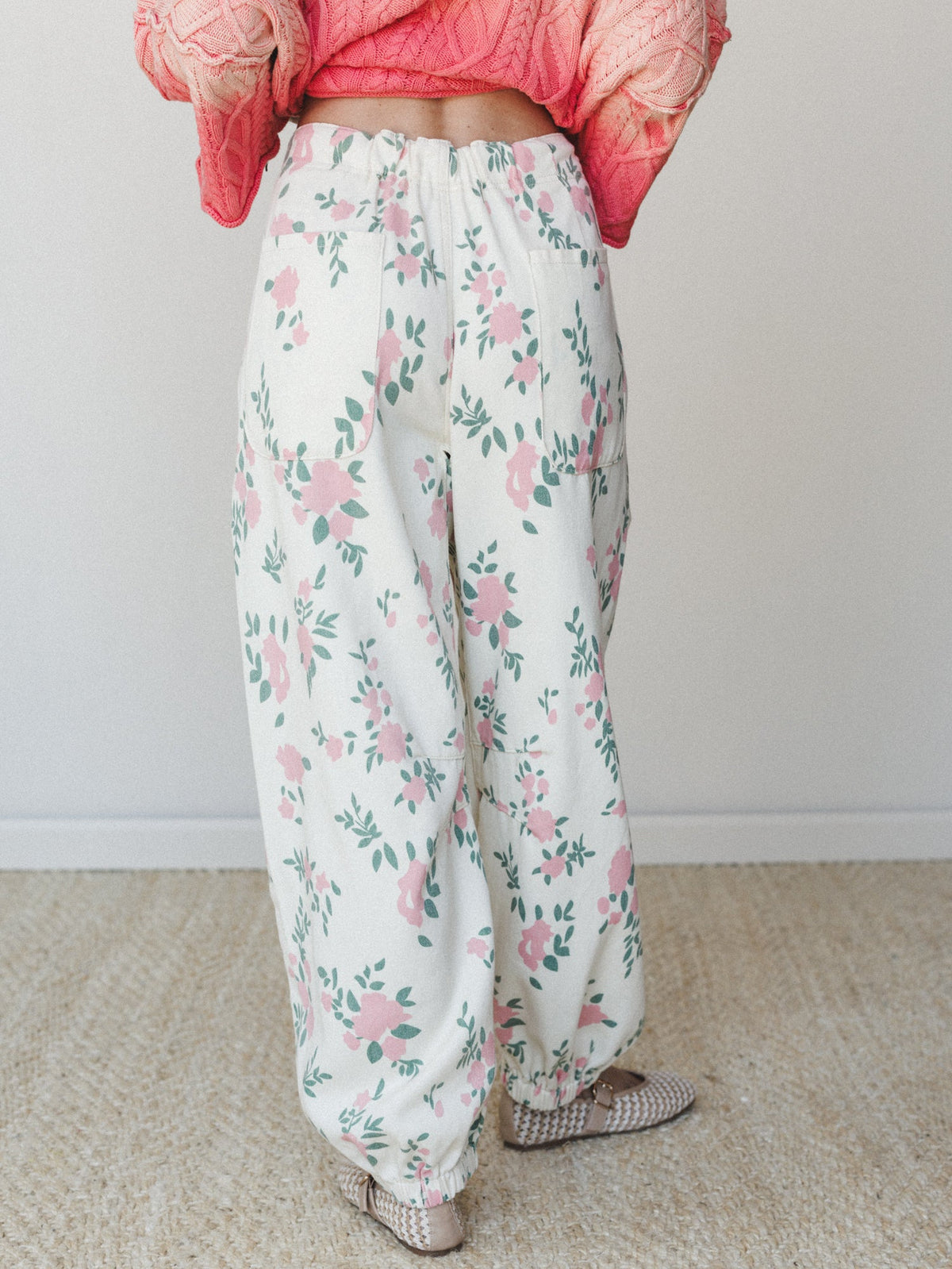 Dawn of Spring Pants - Ivory Multi