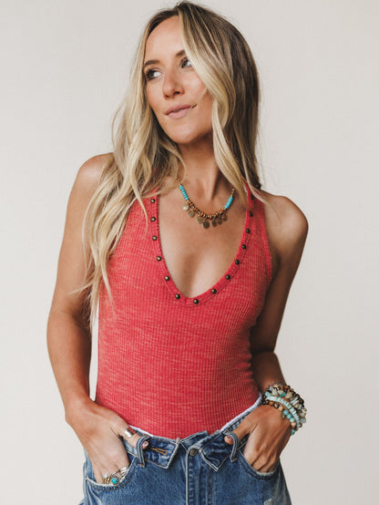 Easy Days Bodysuit - Rasberry Rose