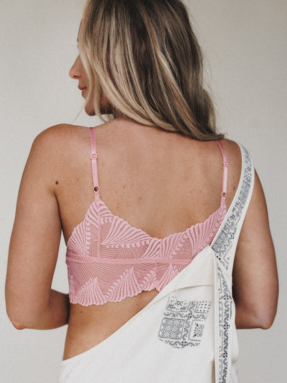 Butterfly Beauty Bralette - Blush