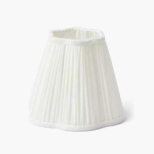 Cream Pleated Lampshade (18cm)