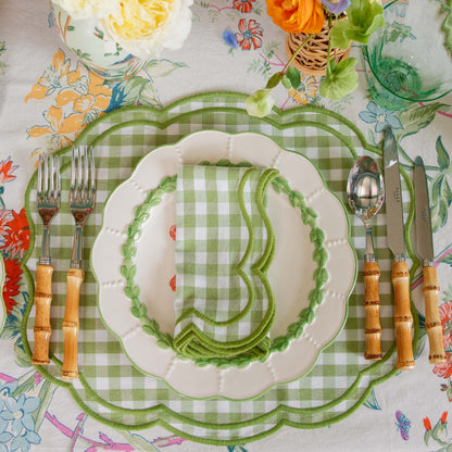 Green Eloise Gingham Napkins (Set of 4)