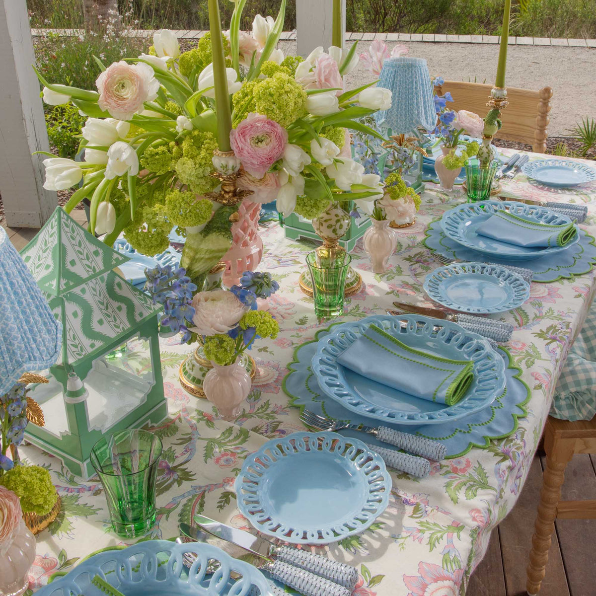 Green Parrot Candle Set