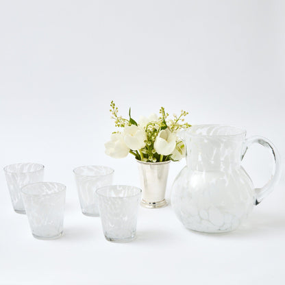 Dappled White Water Jug