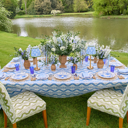 Blue Flowers Dinner Plates (Set of 4)