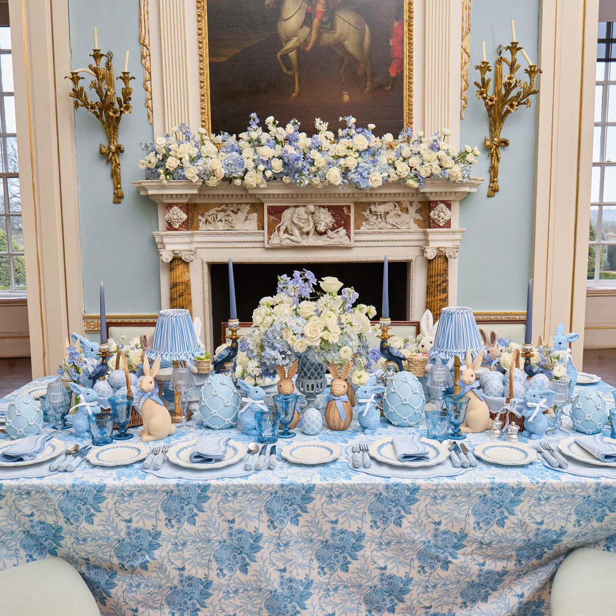 Blue Eloise Gingham Napkins (Set of 4)