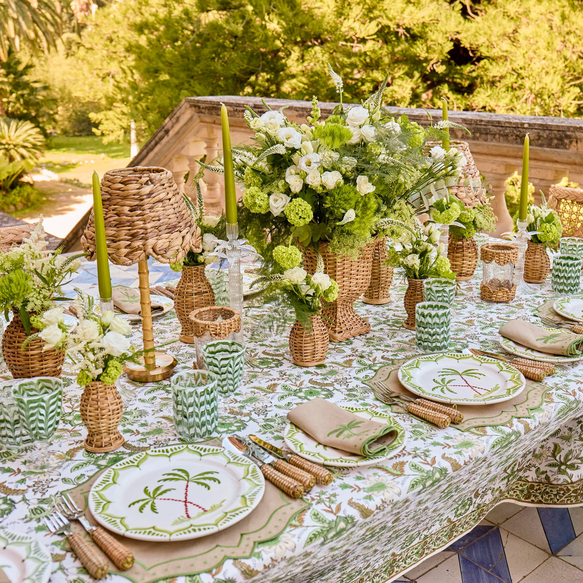 Sand & Green Celestria Placemats (Set of 4)