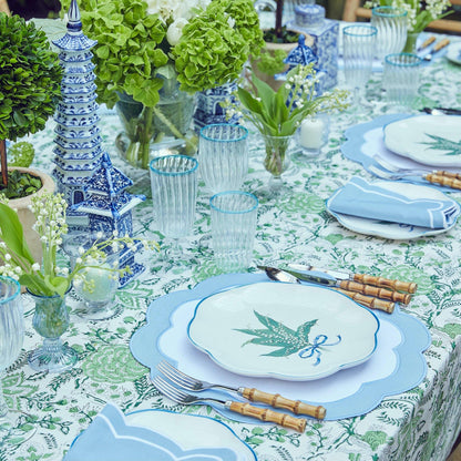 Blue Serena Appliqué Placemats (Set of 4)