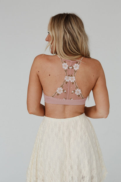 Daisy Breeze Bralette - Pink