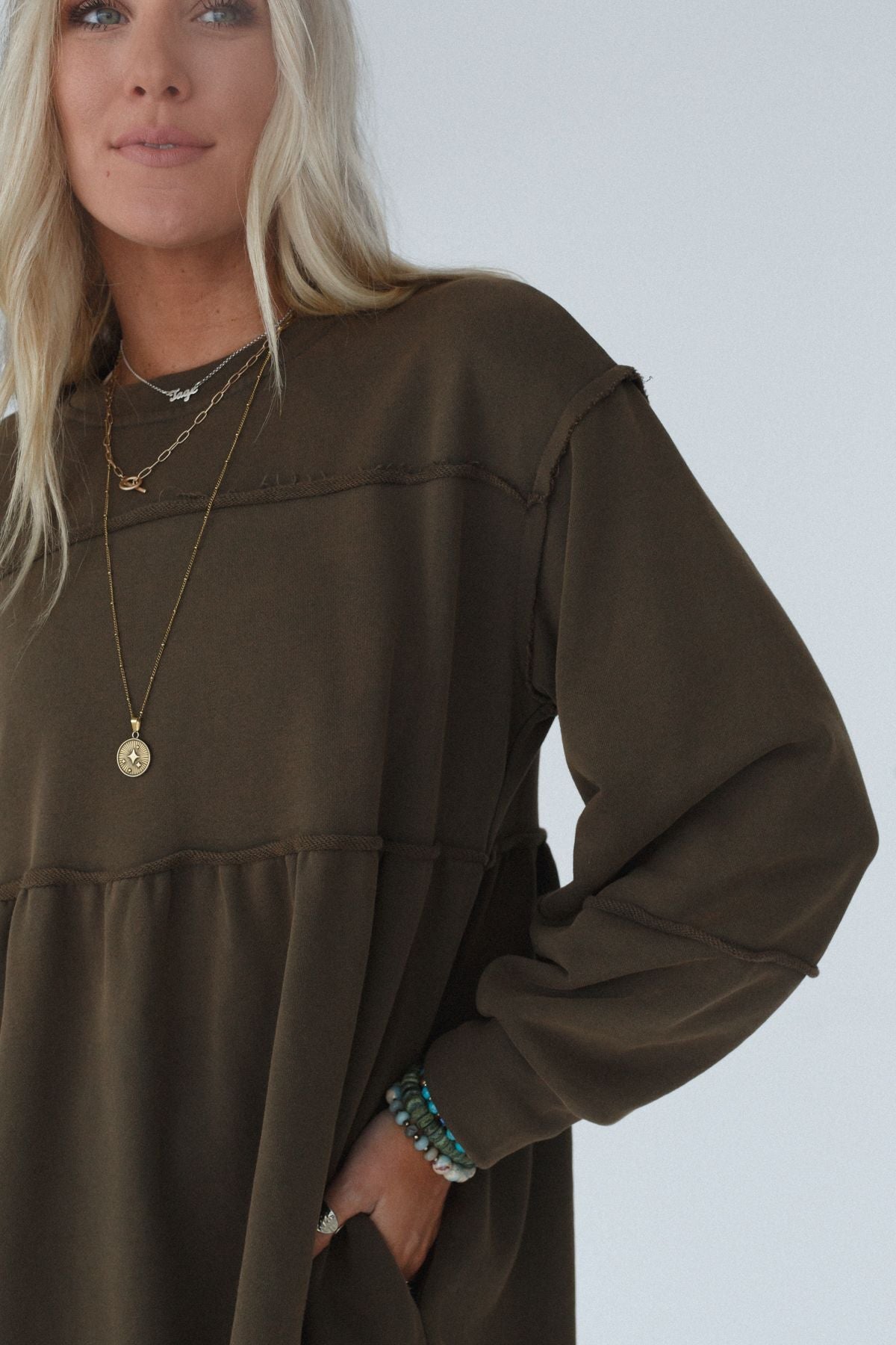 Estelle Dress - Olive