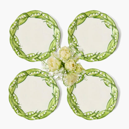 Lily of the Valley Starter Plates (Set of 4)